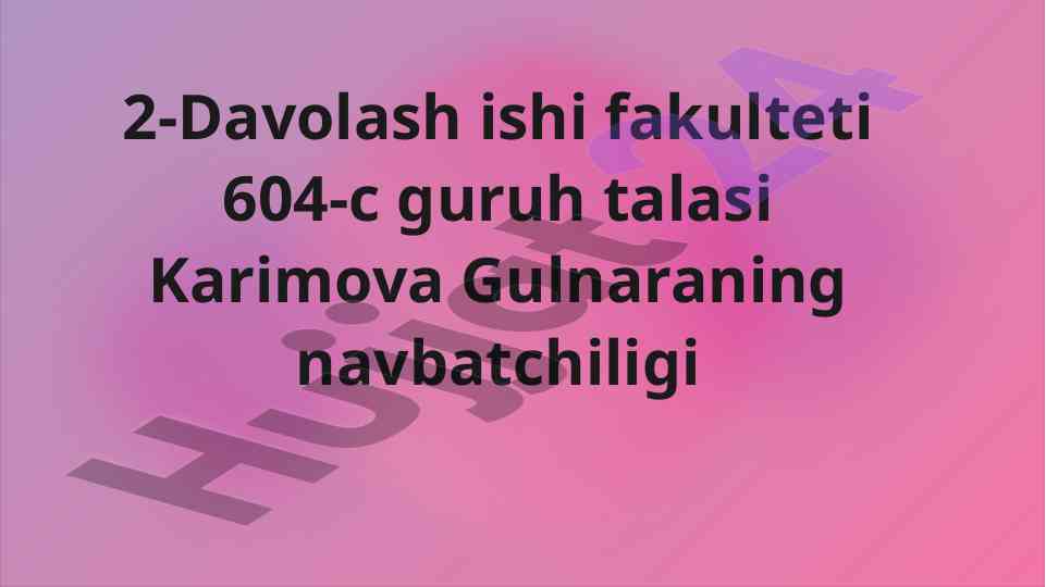 Revmatoid artrit bo'yicha tahlil va davolash rejasi