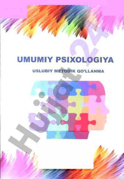 Umumiy psixologiya uslubiy metodik qo‘llanma
