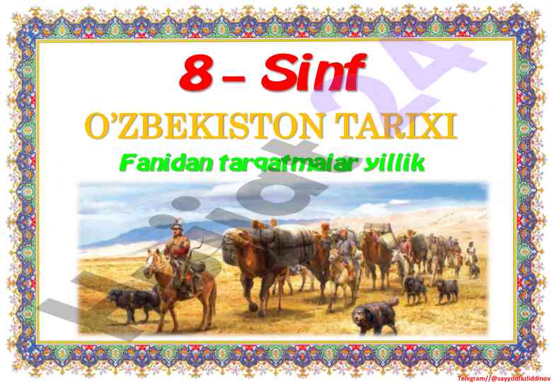 O'zbek tarixi: abulxayrxon va temuriylar