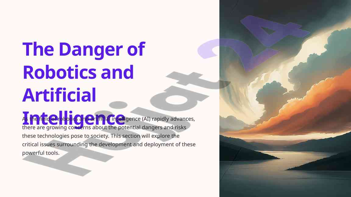 The risks of robotics and ai in modern society