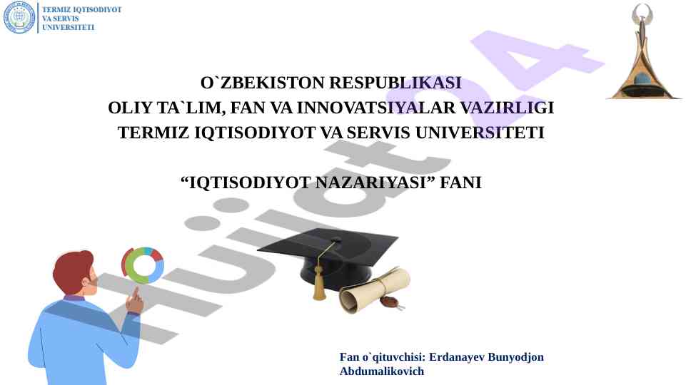 Bozor iqtisodiyotining asosiy tamoyillari