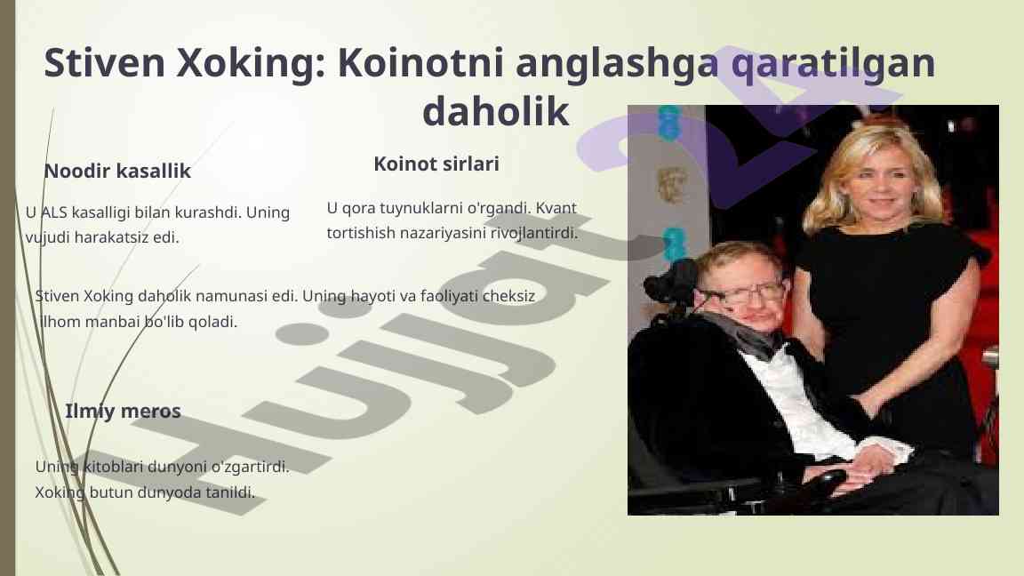 Innovations in understanding the universe and overcoming adversity