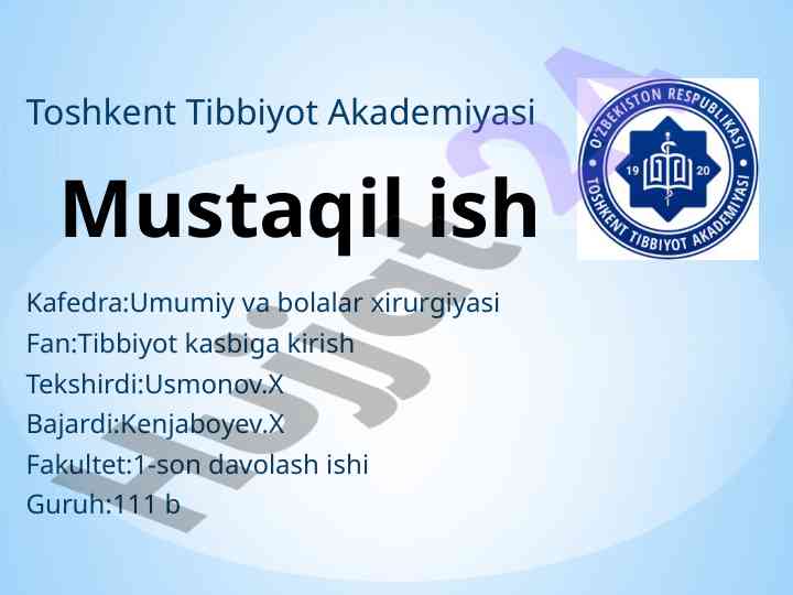 Bolalar orasidagi zararli odatlar tahlili