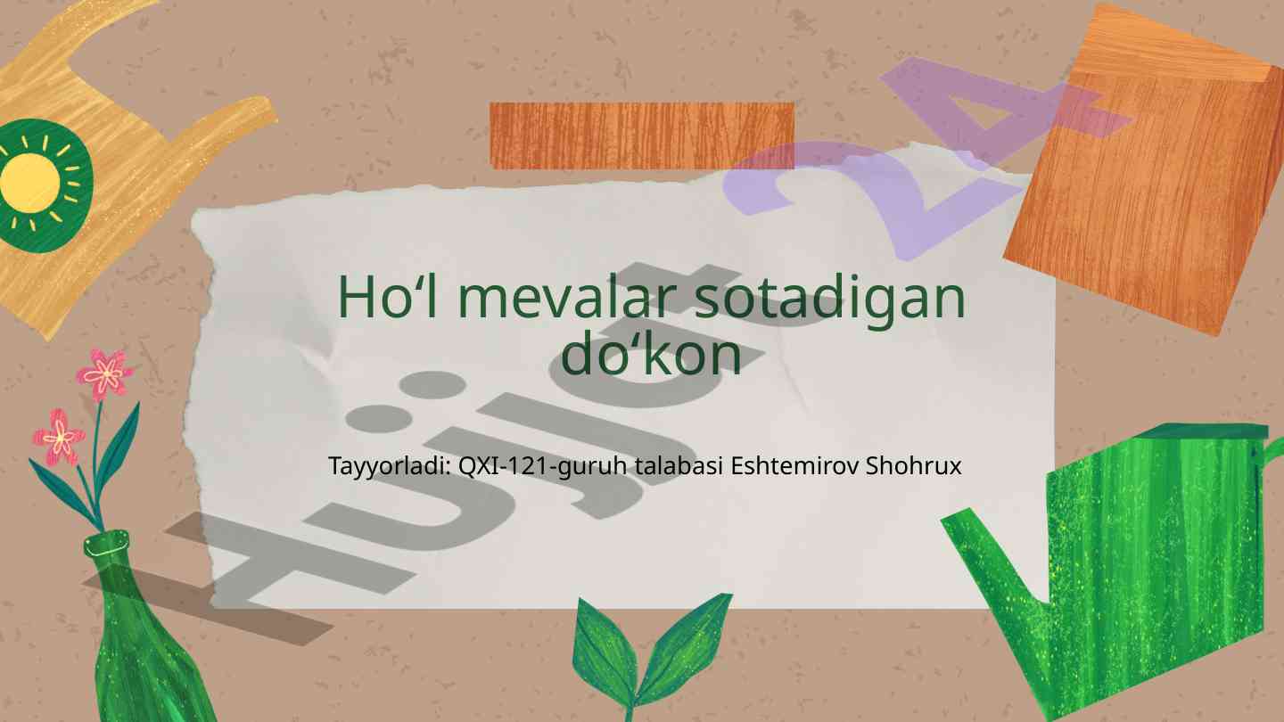 Do‘kon tarixi va rivojlanishi haqida ma'lumot