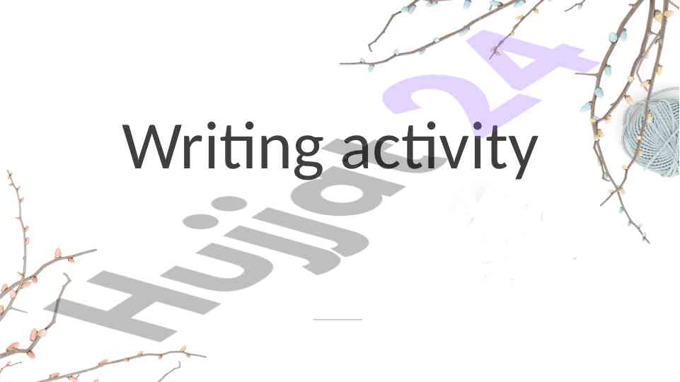 Journaling activity for beginner students