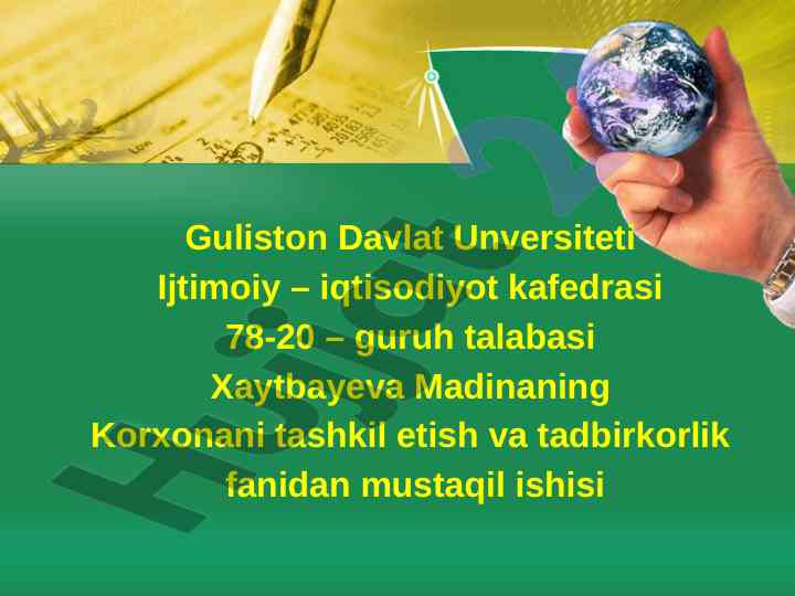 Xususiy tadbirkorlikni rivojlantirish muammolari