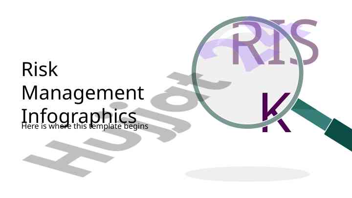 Risk management infographics overview and analysis