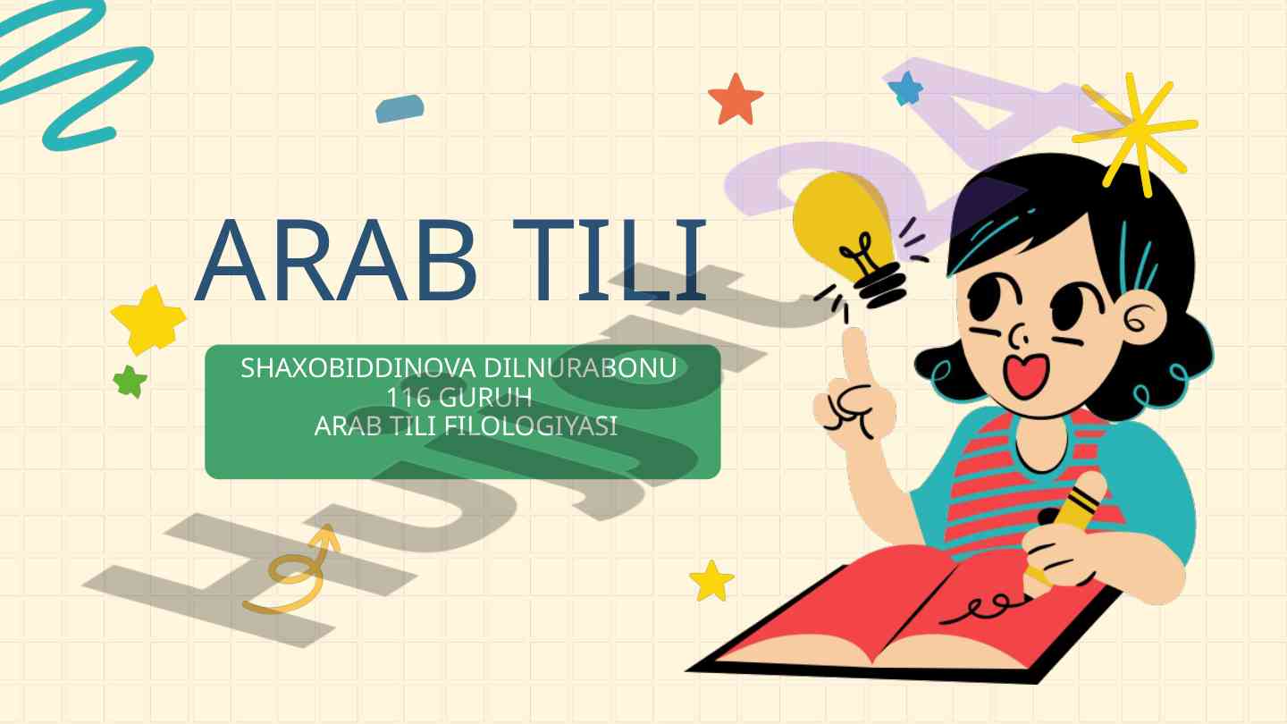 Arab tilining lahjalari va kelajagi