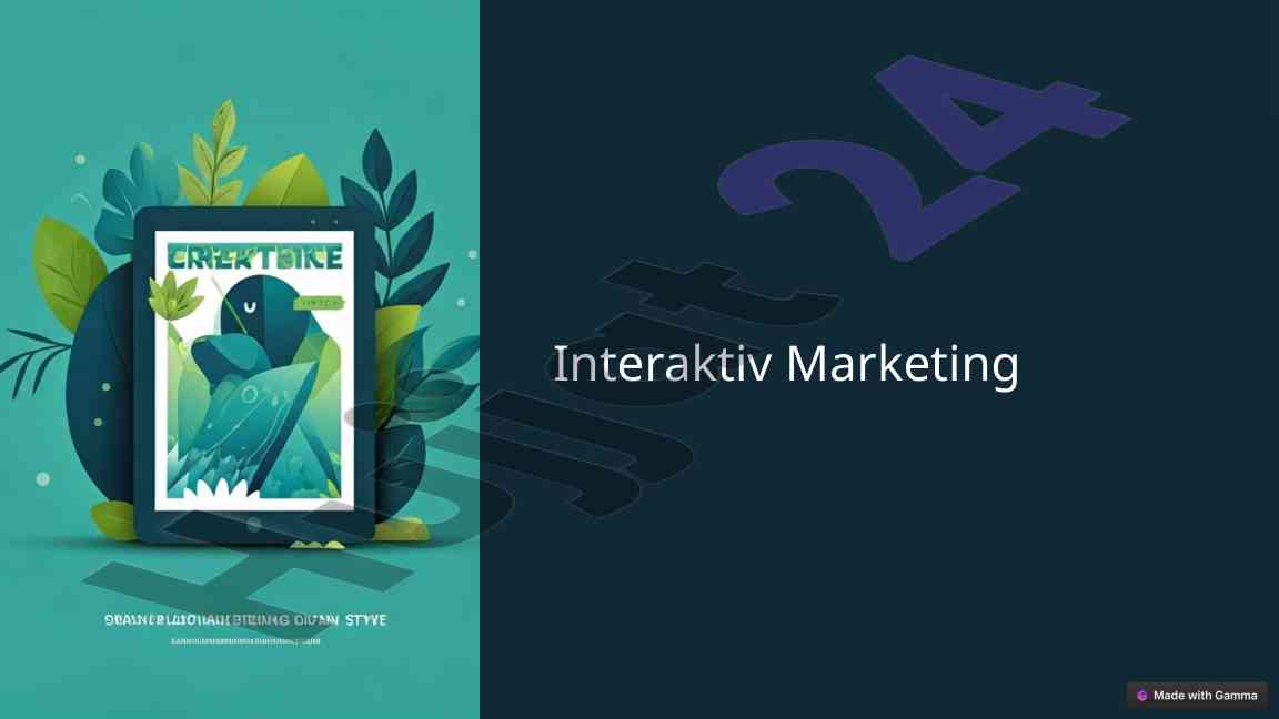 Interaktiv marketing tizimi va to'g'ridan-to'g'ri marketing