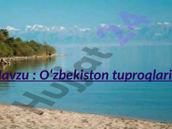 O‘zbekiston tuproqlari tahlili va klassifikatsiyasi