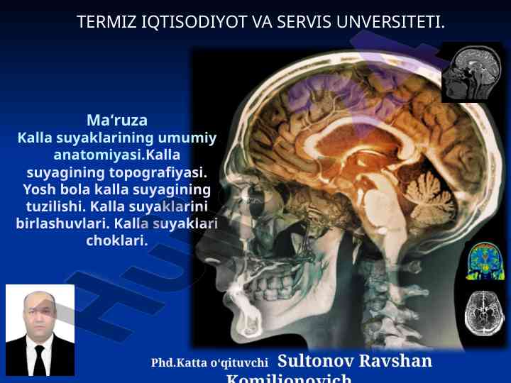 Kalla suyaklarining umumiy anatomiyasi
