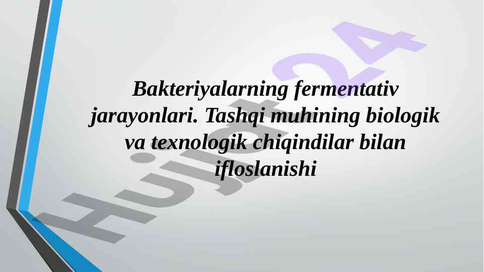 Bioremediatsiya va fitoremediatsiya jarayonlari