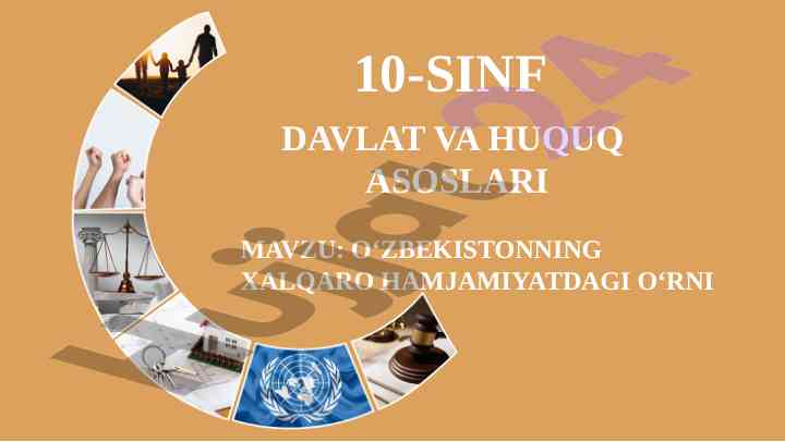 O‘zbekistonning xalqaro hamjamiyatdagi oʻrni