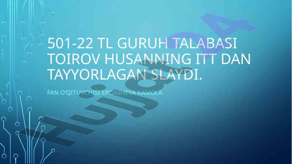 Transportlarda elektron to‘lov tizimi joriysi 2019
