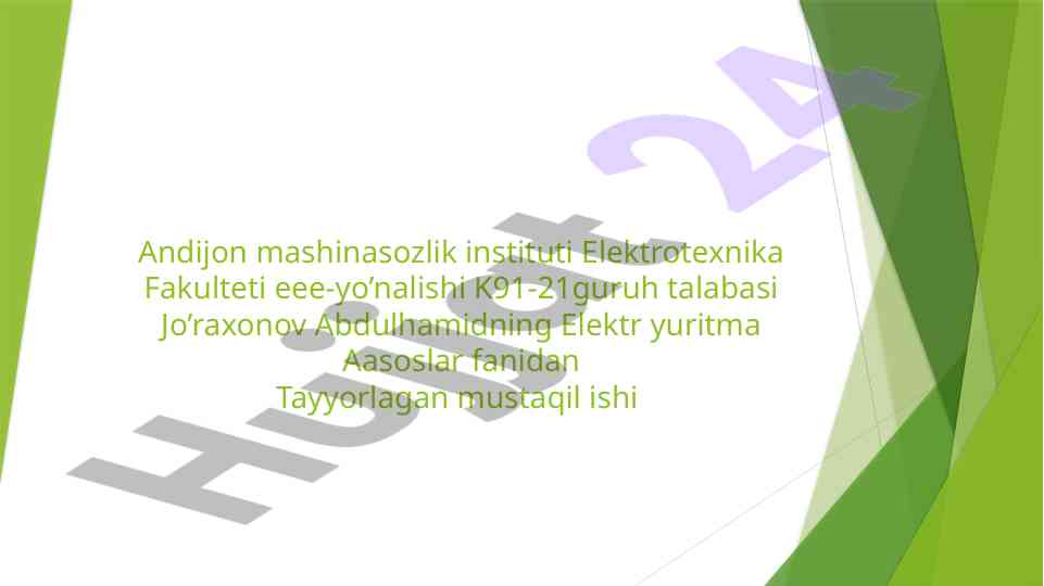 O’zgarmas tok matorlarini tormozlash rejimlarini tahlili