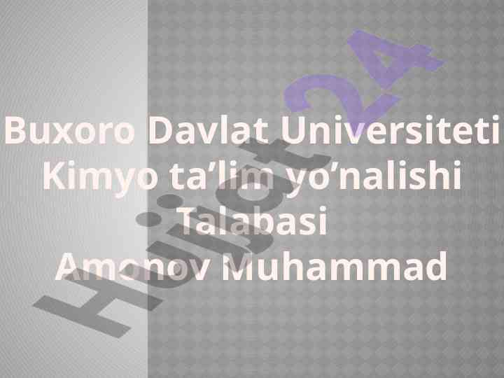 Davriy qonun va kimyoviy elementlar tizimi