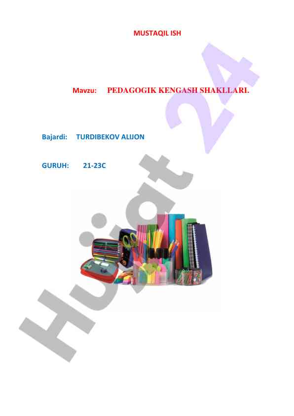 Pedagogik kengash shakllari va menejment tushunchalari