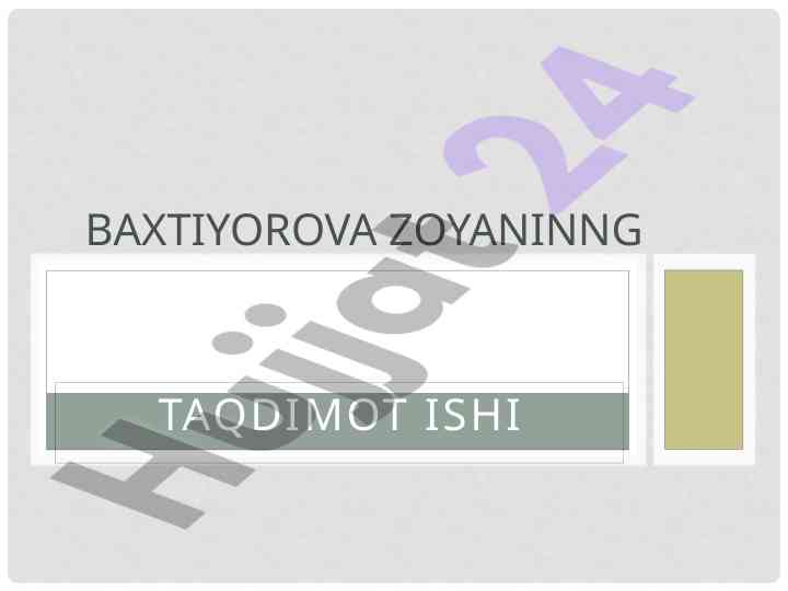 Differensial tenglamalar va bank tizimlari taqdimoti