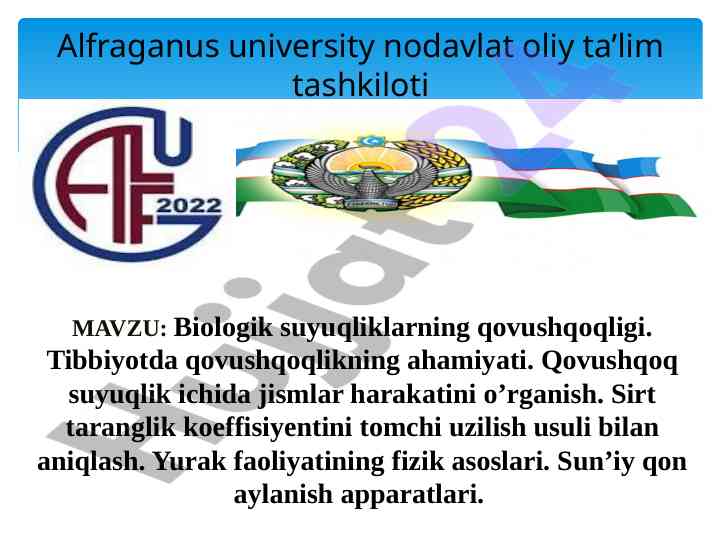 Biologik suyuqliklarning qovushqoqligi tibbiyotda
