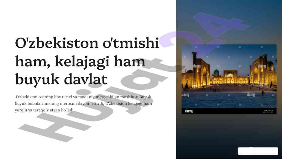 O'zbekiston tarixi va madaniy merosi