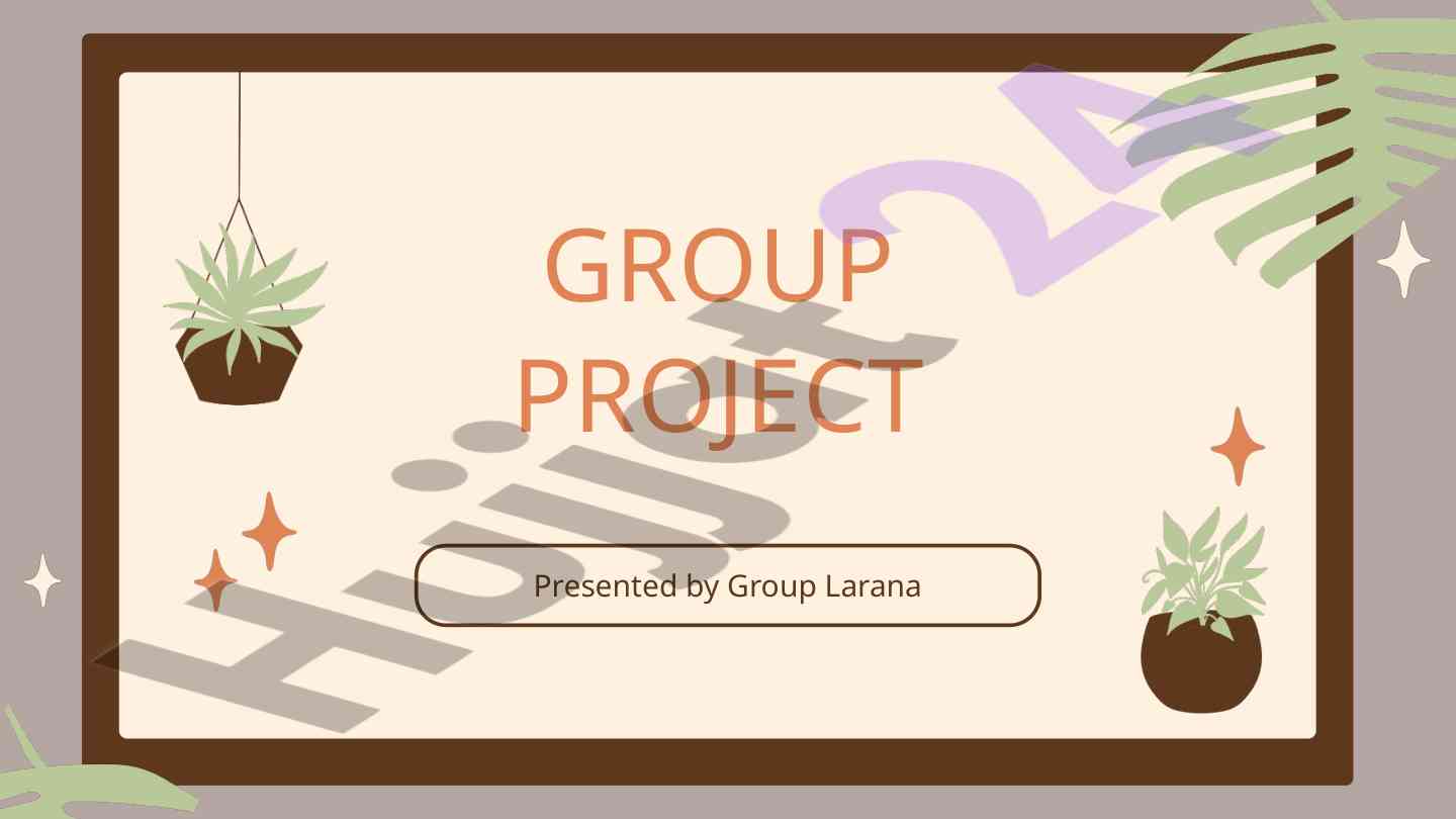 Group project overview and research methodology
