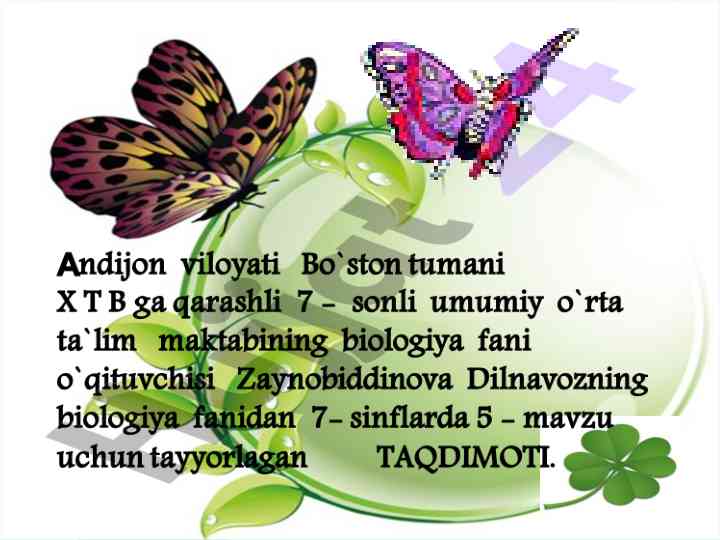 Xivchinlilar mavzusini takrorlash raqamli misollar