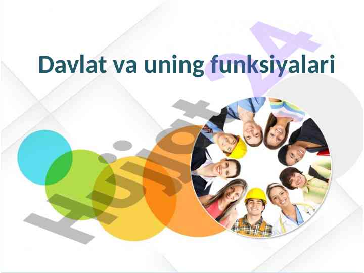 Davlat funksiyalari va ularning tasnifi tahlili