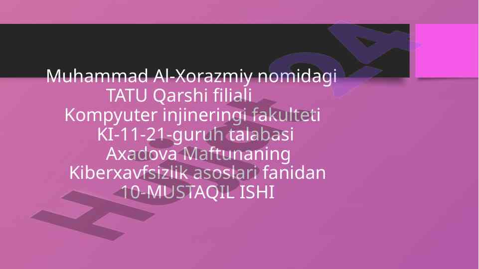 Linux otda imtiyozlar turlari va foydalanishni boshqarish