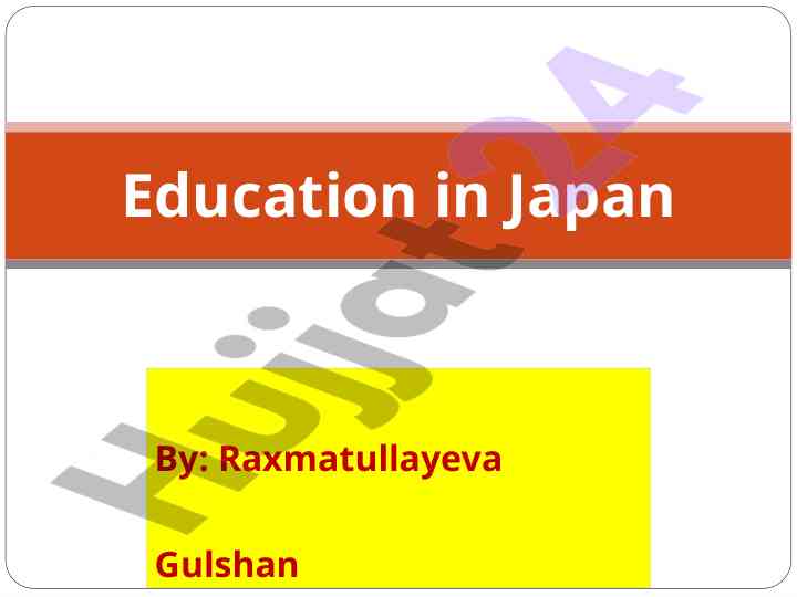 Education system challenges and reforms in japan