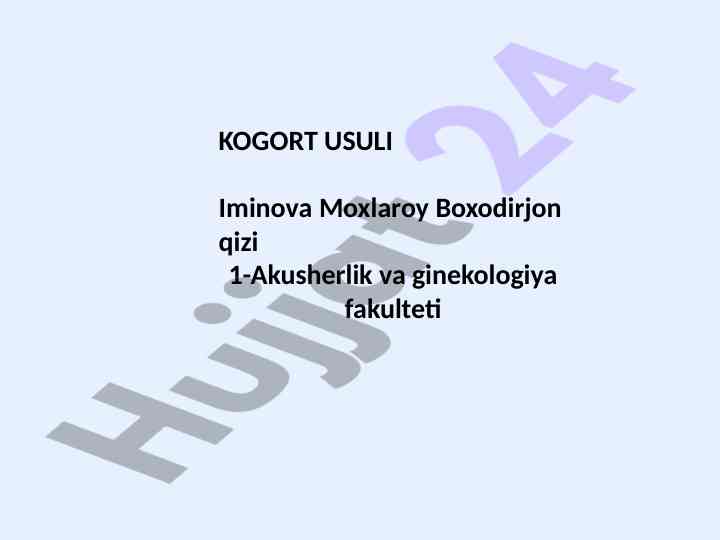 Kogort usuli: epidemiologik tadqiqot turi