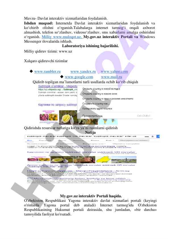 Davlat interaktiv xizmatlaridan foydalanish muhammad