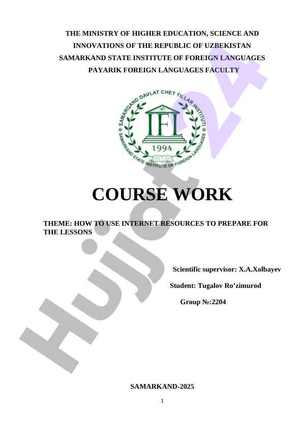 Utilizing internet resources for effective lesson preparation