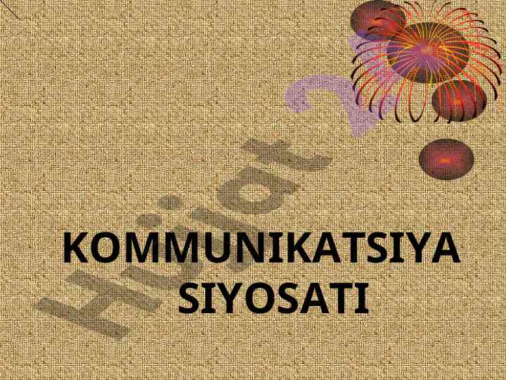 Mijozlarga ta’sir etish uslublari va talabni rag‘batlantirish