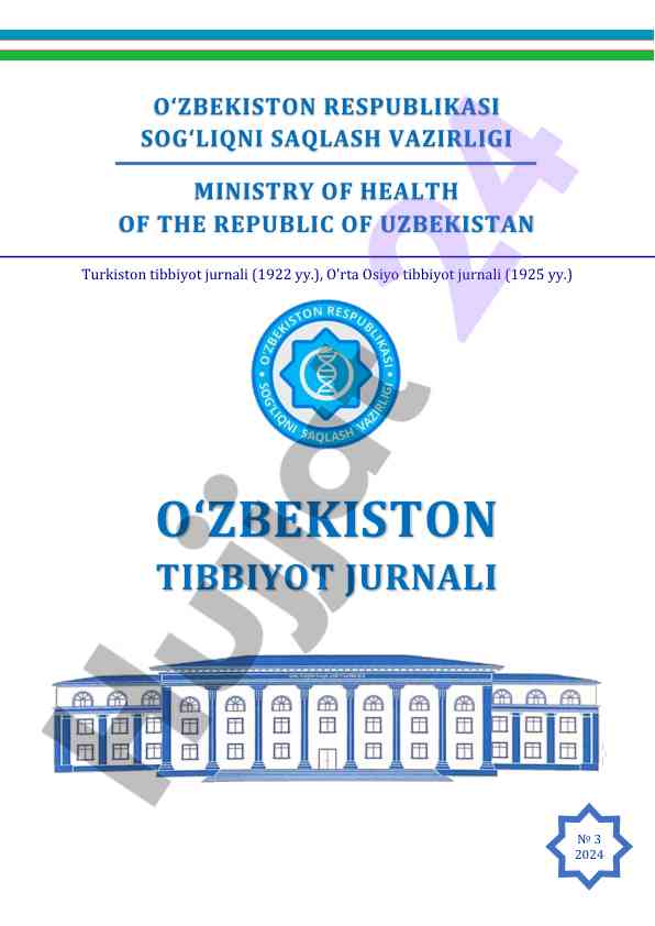 Oʻzbekiston tibbiyot jurnali 2024 yilgi nashri