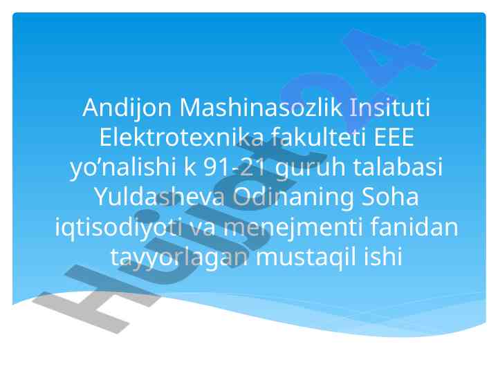Korxonaning moliyaviy ahvolini yaxshilash yo‘llari
