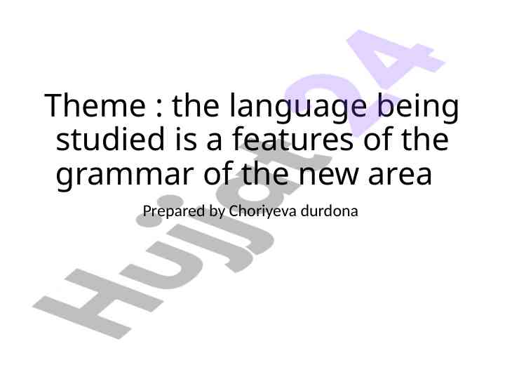Fundamental principles of english grammar elements