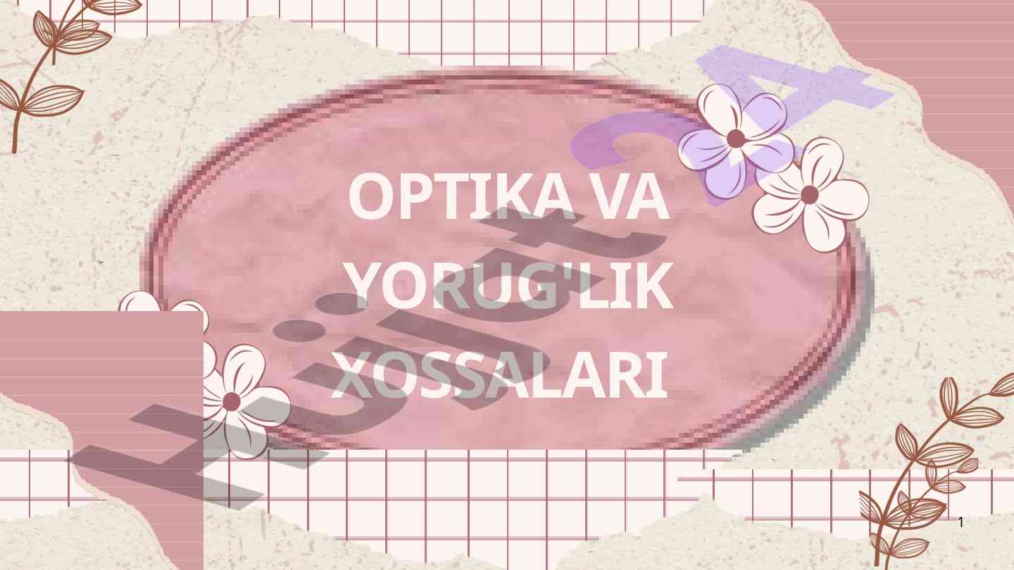 Yorug‘lik interferensiyasi va to‘lqin xossalari