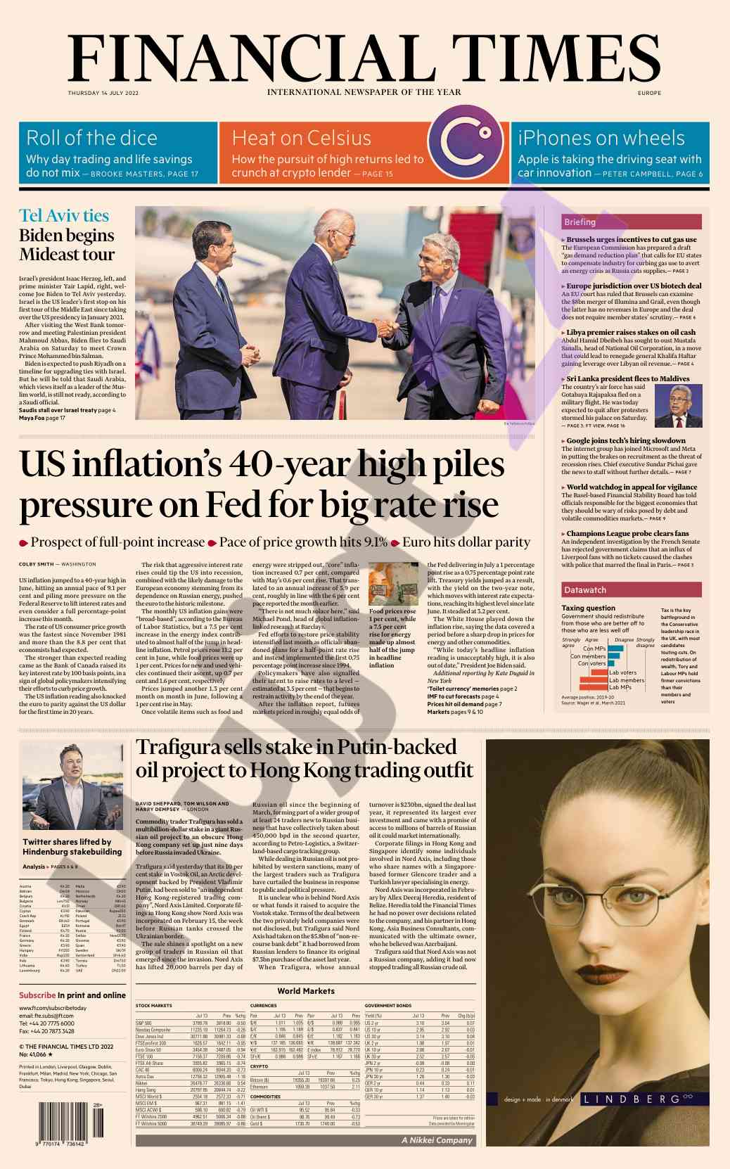 Global stock market trends and currency exchange rates