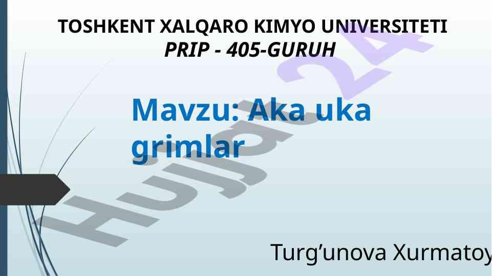 Aka uka grimlar tadqiqoti
