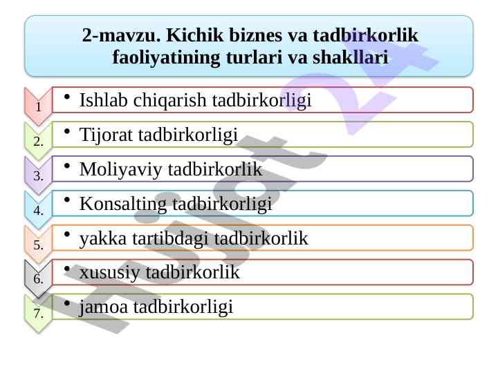 Kichik biznes va tadbirkorlik asoslari o‘quv qo‘llanma