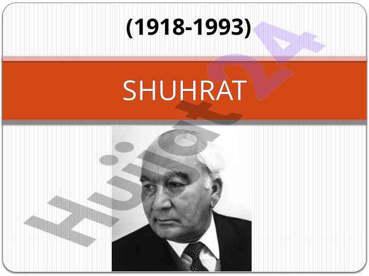 Shuhrat: shoir hayoti va ijodi