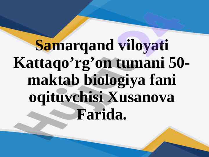 Mevalarning tabiati va ahamiyati o‘rganish