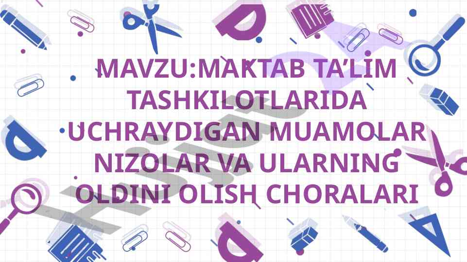 Maktab ta'lim tashkilotlarida jismoniy tarbiya muammolari