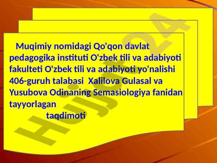 Fonosemantika va tilshunoslik asoslari