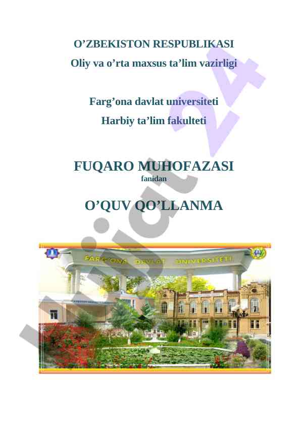Fuqaro muhofazasi o‘quv qo‘llanmasi 2021