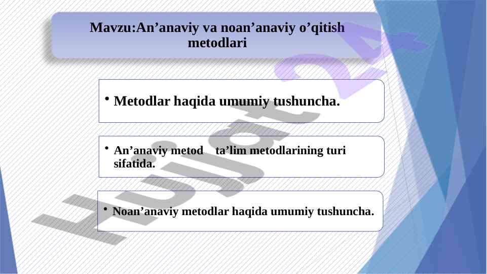 Ta’lim metodlari: amaliy va nazariy o‘qitish usullari