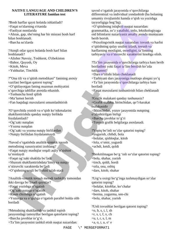 Bosh harflar qaysi holatda ishlatiladi