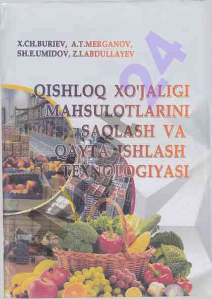 Qishloq xo‘jaligi mahsulotlarini saqlash darslik