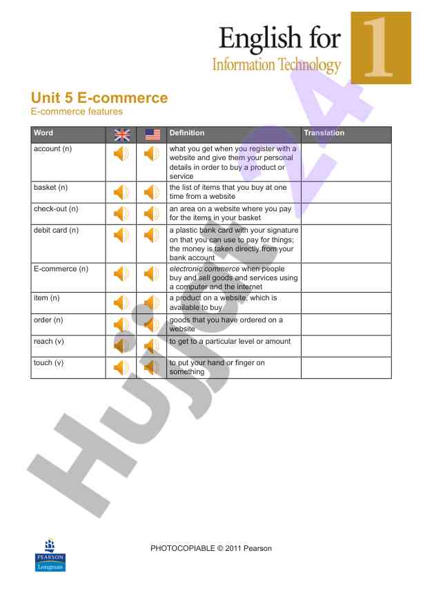 E-commerce features and definitions guide