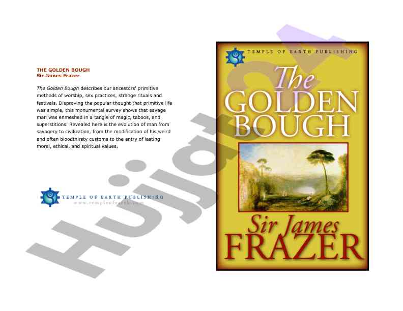 The golden bough: a study of magic and religion